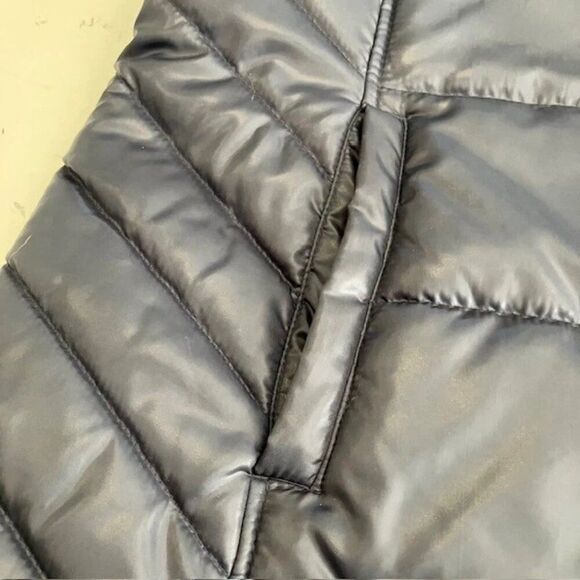 Mossimo Women's Long Black Hooded Puffer Coat Black Size XL Extra Large - Picture 7 of 11